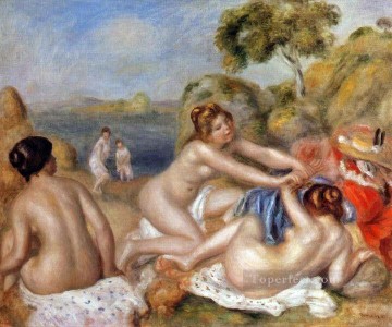  pierre - three bathers Pierre Auguste Renoir